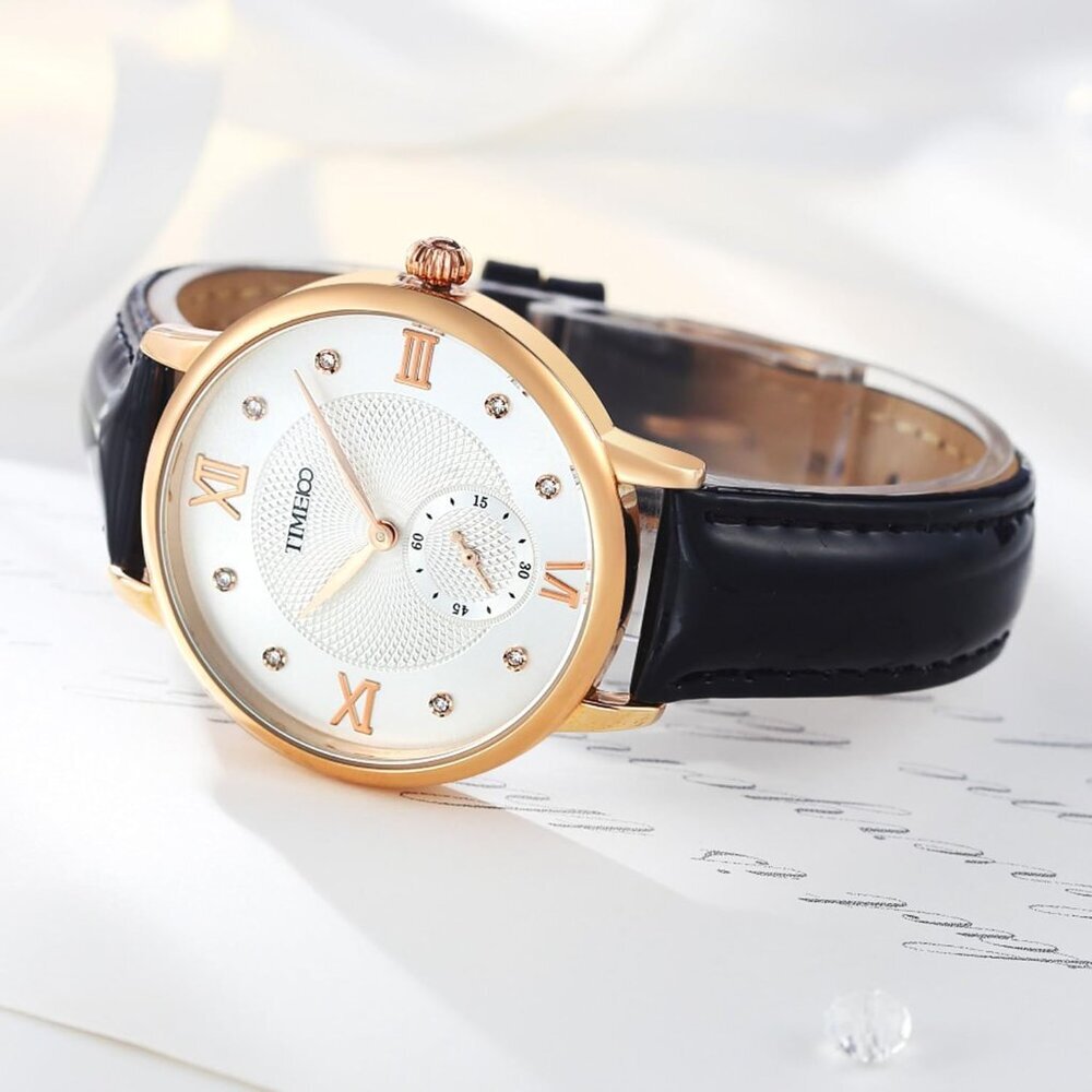 Women's Watches for Ladies Female Wrist Watch Leather Band Waterproof Thin Minim - Picture 6 of 9